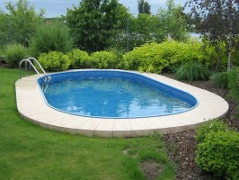 Azuro Ibiza 600 - PVC hnědá - hloubka 1,20 m