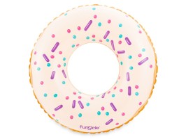 Nafukovací kruh Donut Vanilla 79x22cm