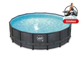 Bazén SWING Frame Tmavý Ratan 5,49x1,32