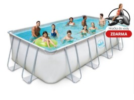 Bazén SWING Frame Šedivá Obdélník 5,49x2,74x1,32m