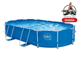 Bazén SWING Frame Splash Ovál 4,88 x 3,05 x 1,07m s příslušenstvím