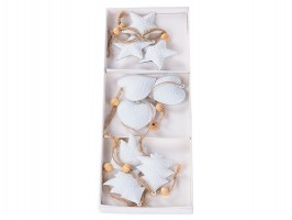 Vánoční ozdoby stromek/srdce/hvězda 5cm, 9ks Vánoční ozdoby stromek/srdce/hvězda 5cm, 9ks