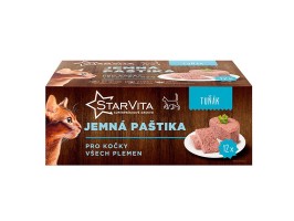 Starvita paštéta pre dospelé mačky, tuniak 12x85g Starvita paštéta pre dospelé mačky, tuniak 12x85g