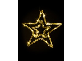 Závěsná hvězda LED 28x26,5 cm Závěsná hvězda LED 28x26,5 cm