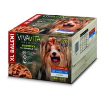 Vivavita kapsičky pro psy hovězí, krůtí 24x85g, v omáčce Vivavita kapsičky pro psy hovězí, krůtí 24x85g, v omáčce