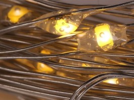 Světelná struna 3m, 30LED, teplá bílá Světelná struna 3m, 30LED, teplá bílá