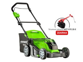 Aku rotační sekačka Greenworks G40LM41 40V