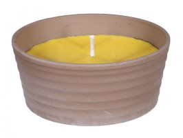 Svíčka proti hmyzu SIRIUS CITRONELLA 250g d13x6cm