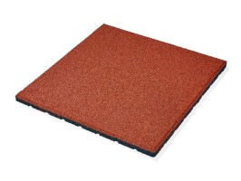 Gumová dlažba MAX3, červená 500x500x25mm