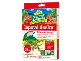 Bílé lepové desky - exteriérové 5ks