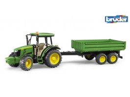 Bruder 2108 - Traktor JOHN DEERE s vozem
