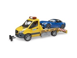 Bruder 2675  - MERCEDES BENZ Sprinter odtahová služba + modré auto