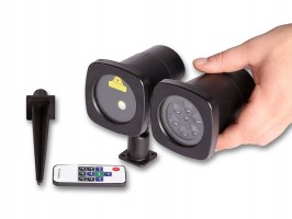 Laserový projektor, zelená/červená Laserový projektor, zelená/červená