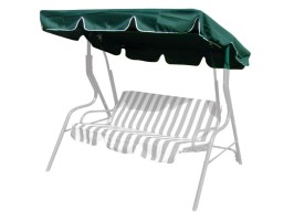 Stříška na houpačku 163x110cm, textilní tmavě zelená