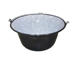 Smaltovaný kotlík 10l, černý