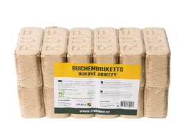 Dřevěné brikety RUF 10kg