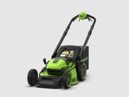 AKU rotační sekačka Greenworks 46 cm LM4602SA1 2x24v