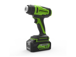 AKU teplovzdušná pištoľ Greenworks G24HG 24V