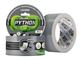 Vysokopevnostní páska PYTHON - 25m stříbrná