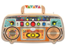 Activity board Dřevěné FM rádio