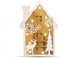 LED dekorace domeček 28,5cm, 9LED LED dekorace domeček 28,5cm, 9LED