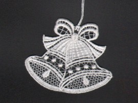 Háčkovaný zvonek 8x7cm Háčkovaný zvonek 8x7cm