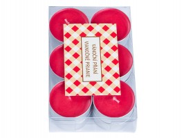 Čajové svíčky vánoční přání, 12ks