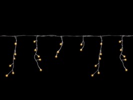 Světelný závěs 7,8m, 400LED, teplá bílá