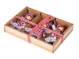 Sada tří figurek červená 12cm Sada tří figurek červená 12cm