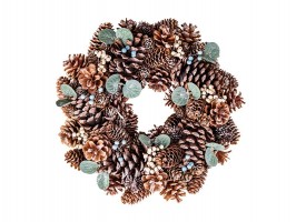Vianočný veniec Ø34cm, eukalyptus