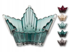 Vianočný svietnik hviezda 13,5cm, mix farieb