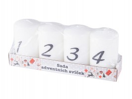 Adventní svíčky, 4ks Adventní svíčky, 4ks