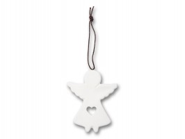 Vánoční ozdoba anděl 10cm, keramika