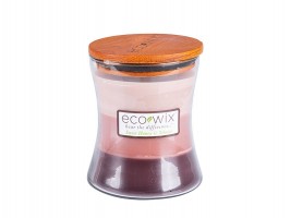 Svíčka ECO-WIX tříbarevná sladký med, 426g Svíčka ECO-WIX tříbarevná sladký med, 426g