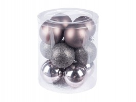 Vánoční koule 6 cm tichá noc, 12 ks