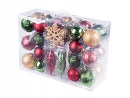 Set vánočních ozdob tradiční, mix