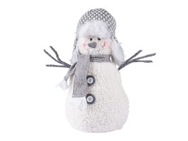 Dekorace sněhulák 38cm Dekorace sněhulák 38cm