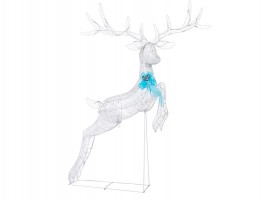 LED dekorace jelen 144cm, 120 LED