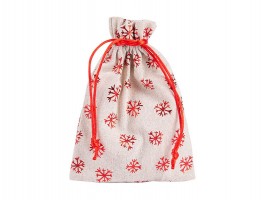 Pytlík látkový s vločkami