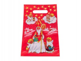 Taška igelitová červená 32x20cm