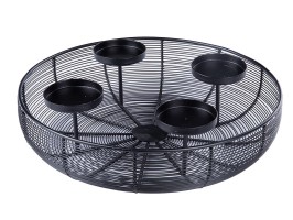 Kovový svietník na 4sviečky, k dekorování Kovový svietník na 4sviečky, k dekorování