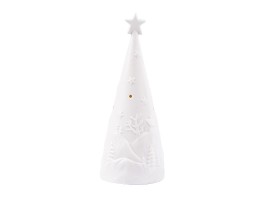 LED porcelánový stromček, 20,7cm LED porcelánový stromček, 20,7cm