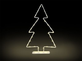 LED dekorace světelný stromek 32,3cm, 30LED