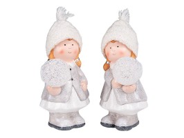 Anděl s míčem LED 12,8x11,5x21 cm Anděl s míčem LED 12,8x11,5x21 cm