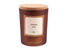 Vonná svíčka javorový sirup 10x12,5cm, 500g Vonná svíčka javorový sirup 10x12,5cm, 500g