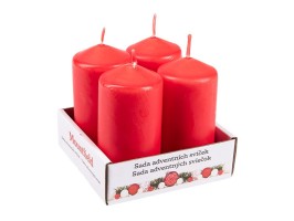 Sada 4 stĺpových sviečok, neparfumované,
130g/sviečka Sada 4 stĺpových sviečok, neparfumované,
130g/sviečka