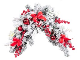 Zasněžená vánoční dekorace 75cm