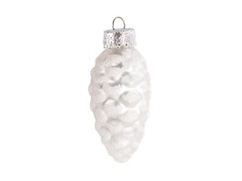 Vianočná šiška strieborná 9ks