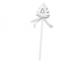 Vianočná dekorácia stromček 36cm, kov