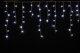 Světelný závěs 2,7m, 72LED, studená bílá Světelný závěs 2,7m, 72LED, studená bílá